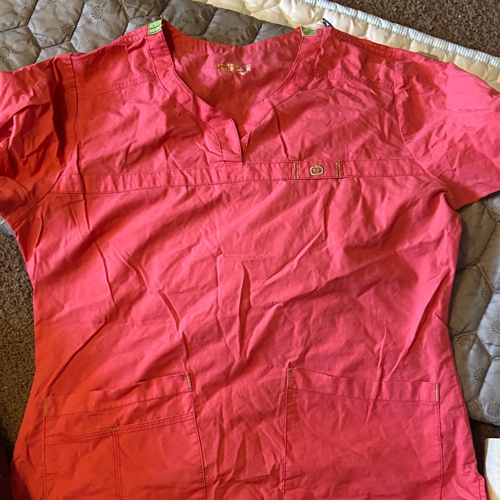 WonderWink Women's Pink Scrub Top